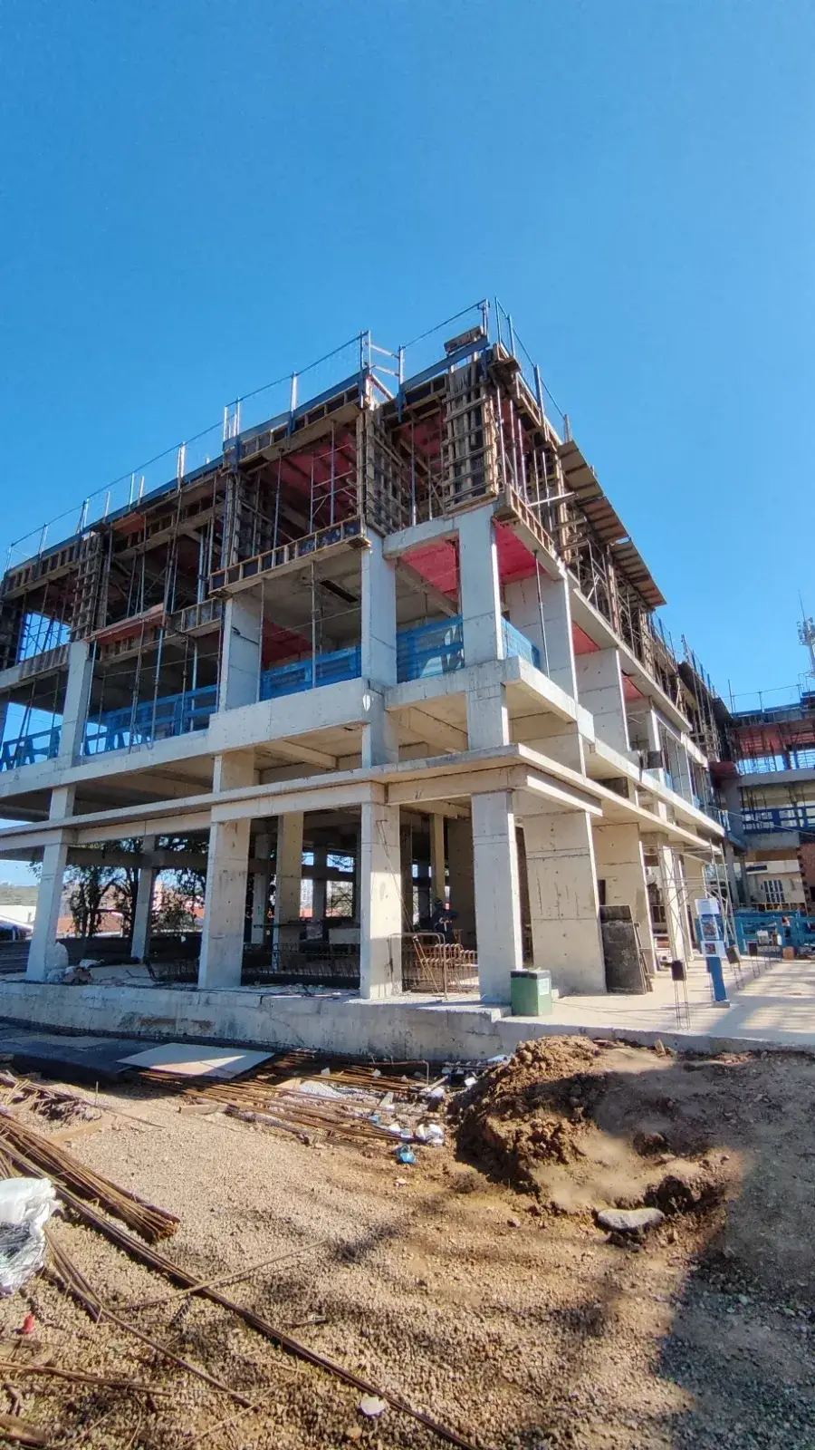 Obras do Amplo Park em setembro de 2025
