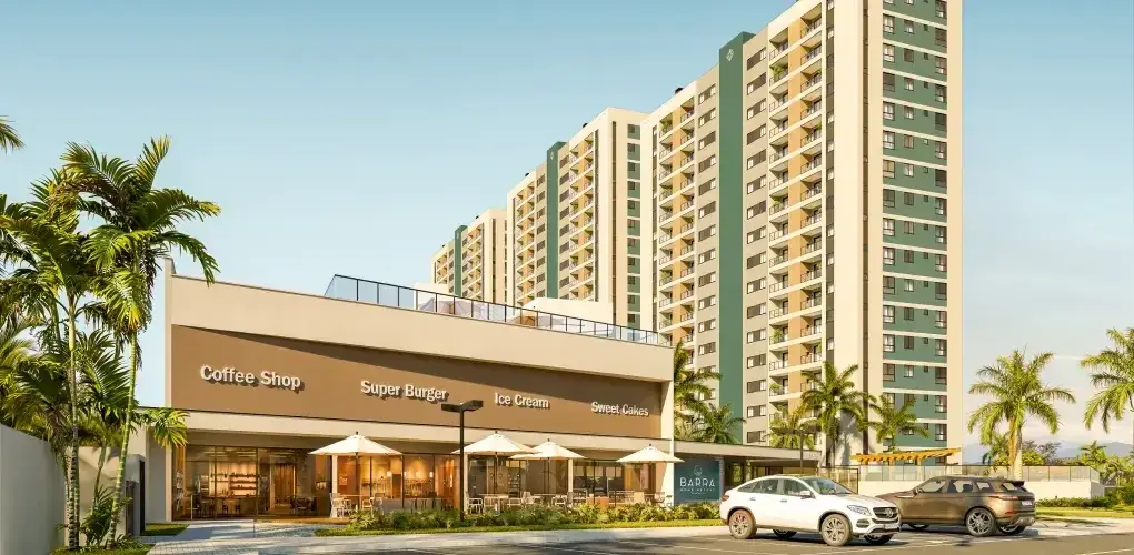 barra mall — perspectiva ilustrativa do Barra Home Resort