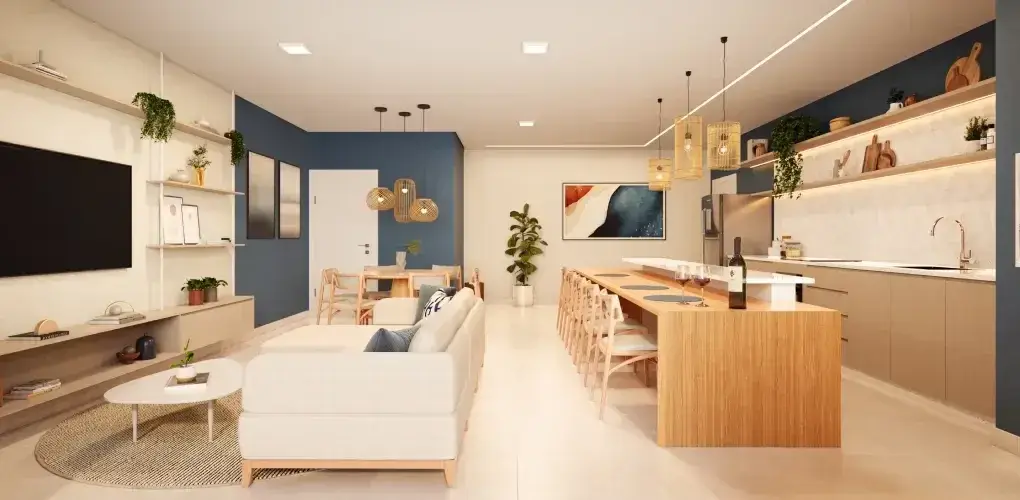casa praia mar — perspectiva ilustrativa do Barra Home Resort