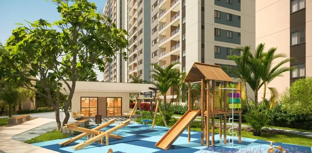 playground — perspectiva ilustrativa do Barra Home Resort