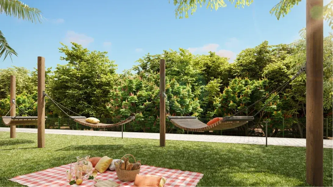 Perspectiva ilustrativa publicada no site do Barra Soul Home Resort & SPA