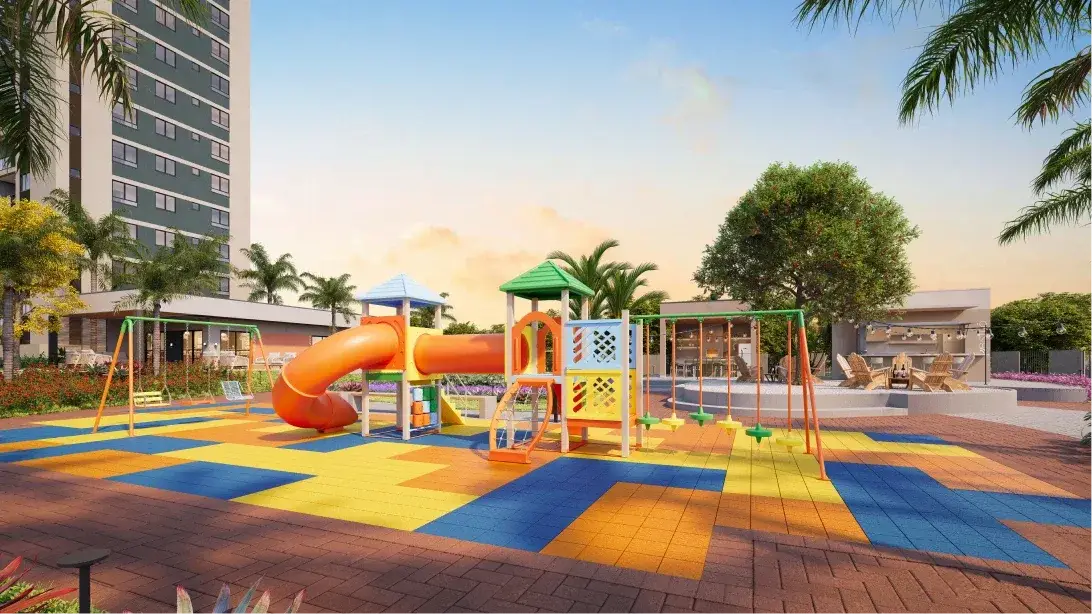 Perspectiva ilustrativa publicada no site do Barra Soul Home Resort & SPA
