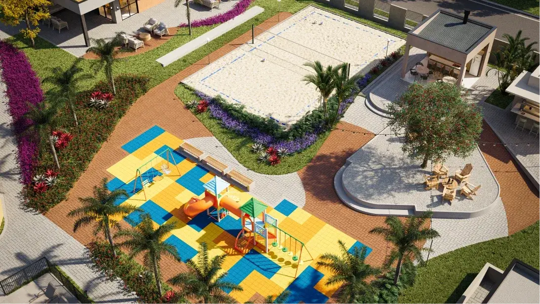 Perspectiva ilustrativa publicada no site do Barra Soul Home Resort & SPA