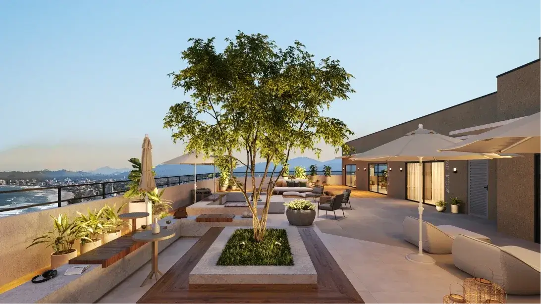Perspectiva ilustrativa publicada no site do Barra Soul Home Resort & SPA