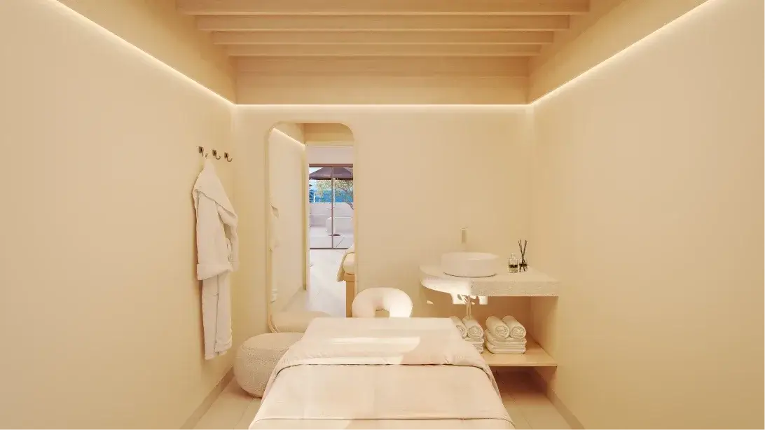 Perspectiva ilustrativa publicada no site do Barra Soul Home Resort & SPA