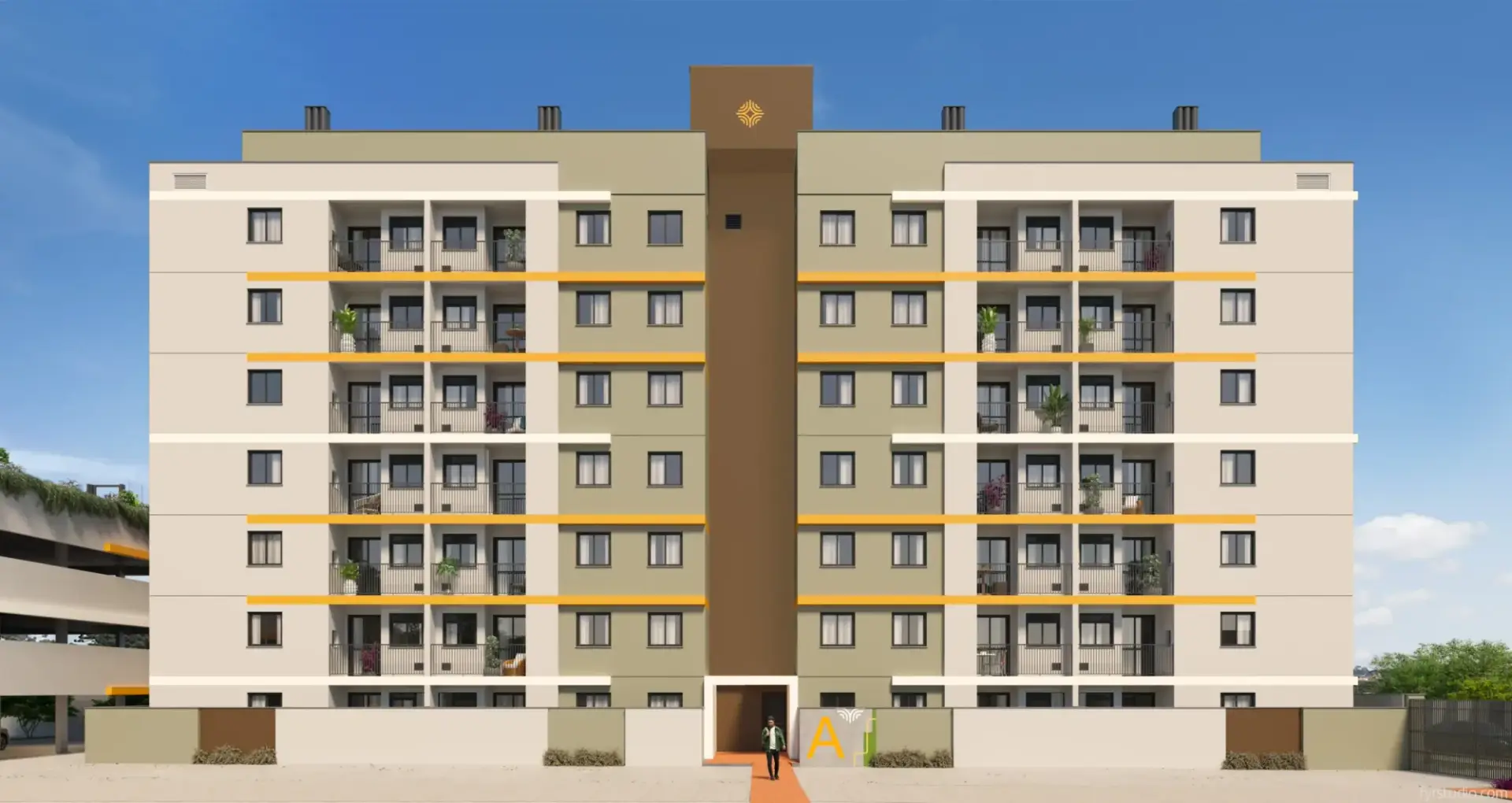 Fachada do MEO Anita — perspectiva ilustrativa publicada na página do MEO Anita