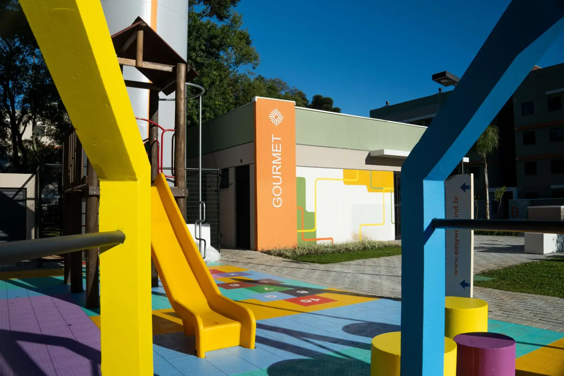 Playground do MEO Hauer entregue, ao lado do salão gourmet