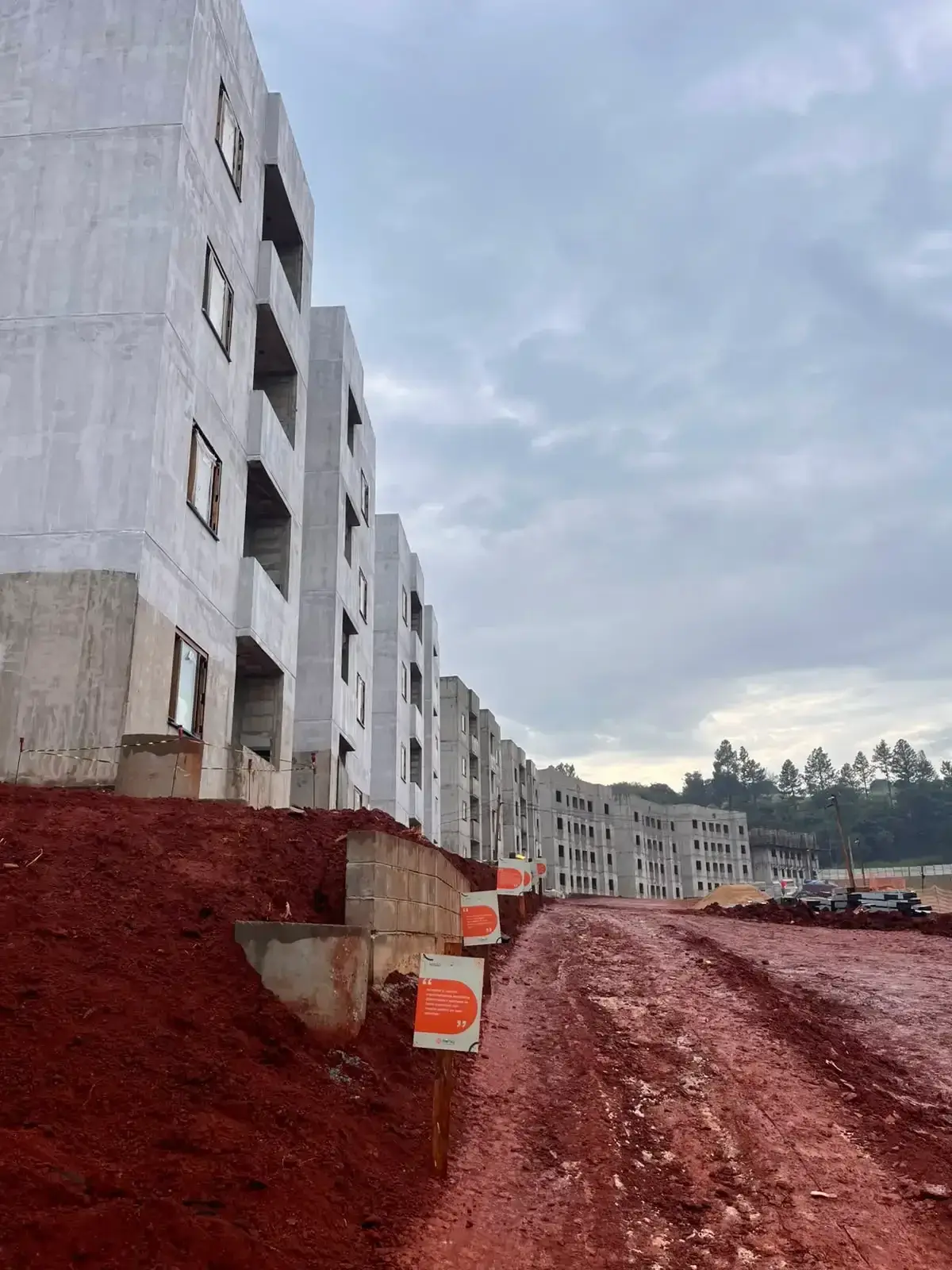 Obras do Porto Aurora em junho de 2026