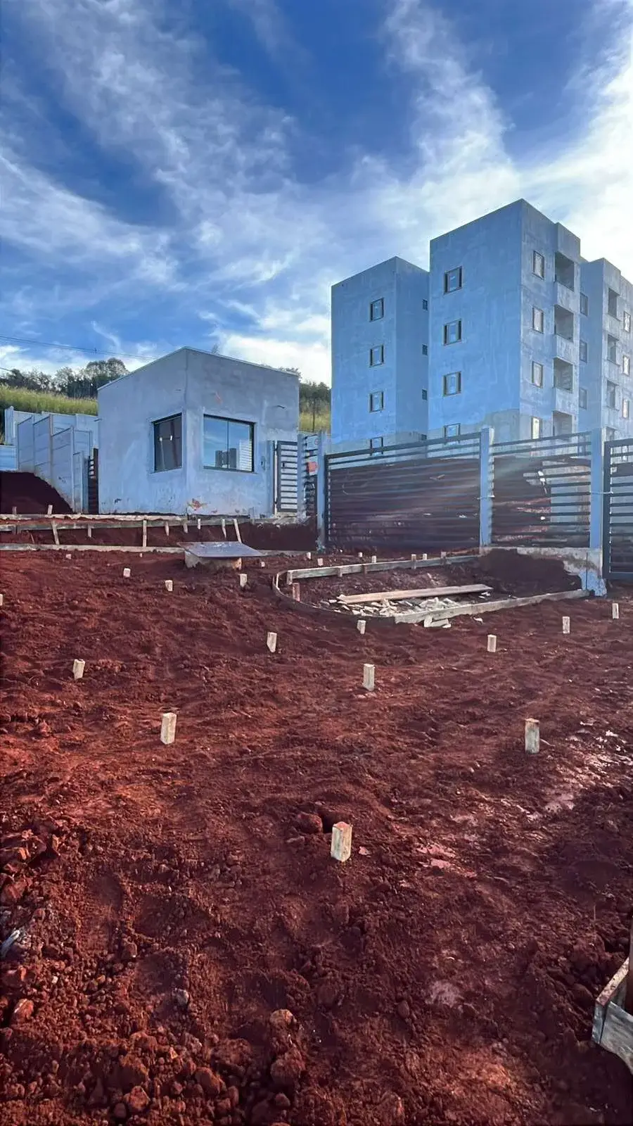 Obras do Porto Aurora em julho de 2026