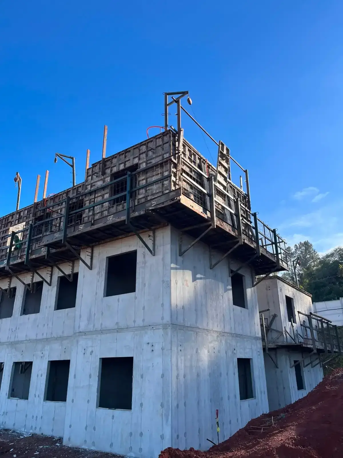 Obras do Porto Aurora em julho de 2026