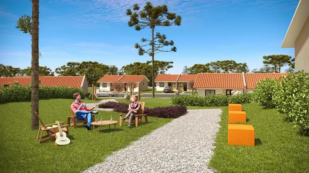Family garden do condomínio