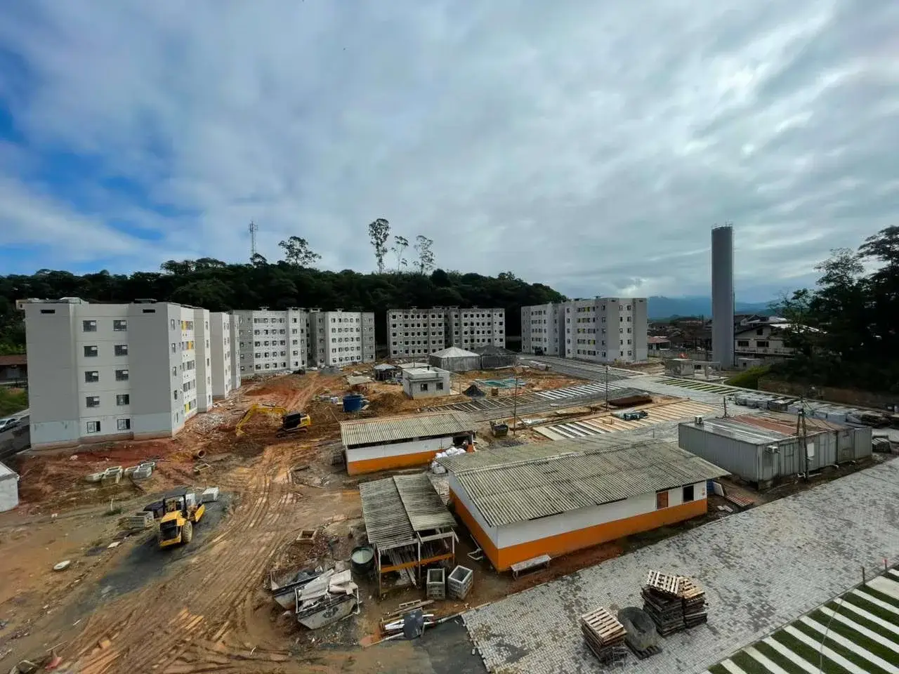 Obras do Porto Garten em julho de 2026