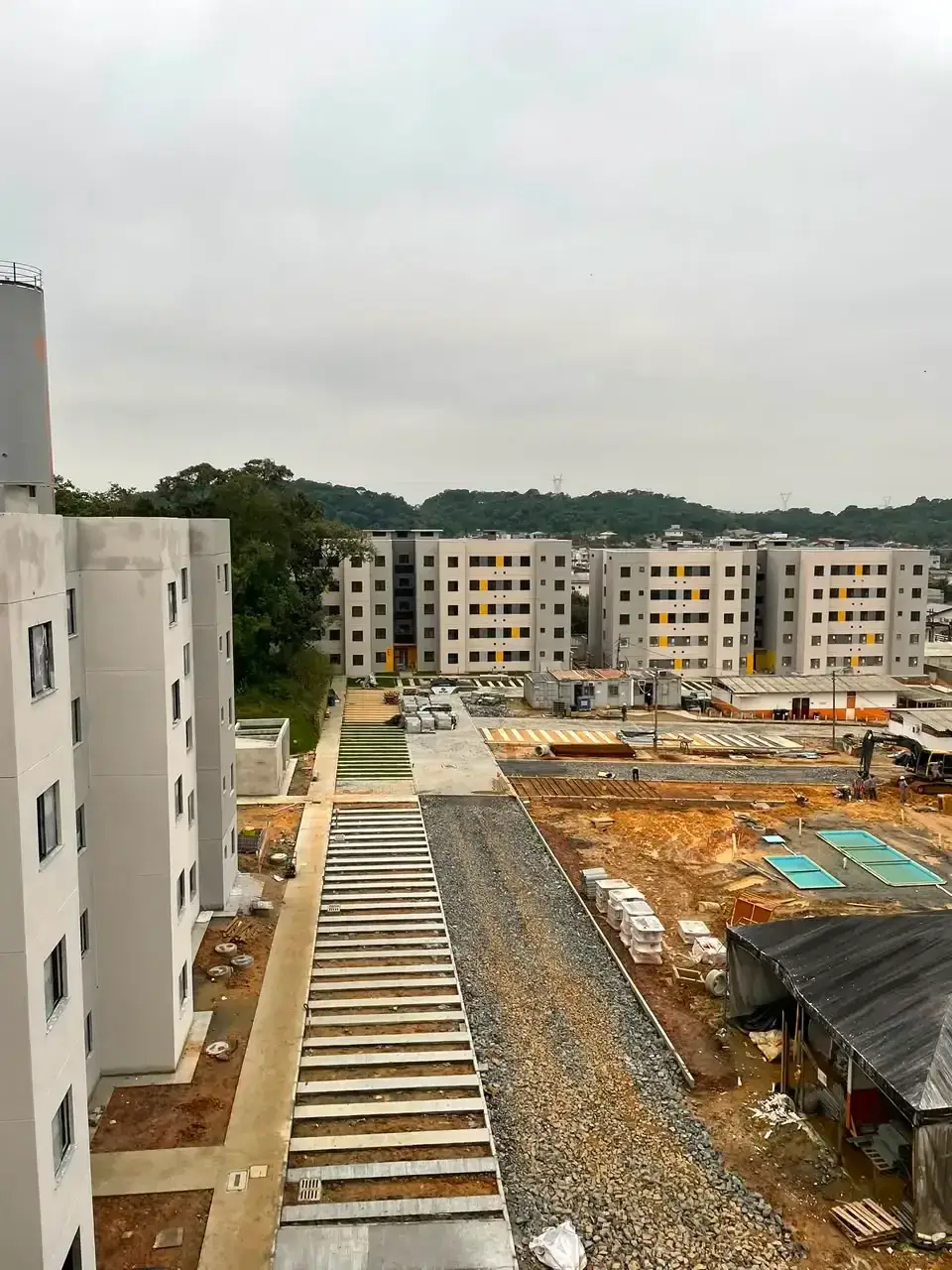 Obras do Porto Garten em julho de 2026