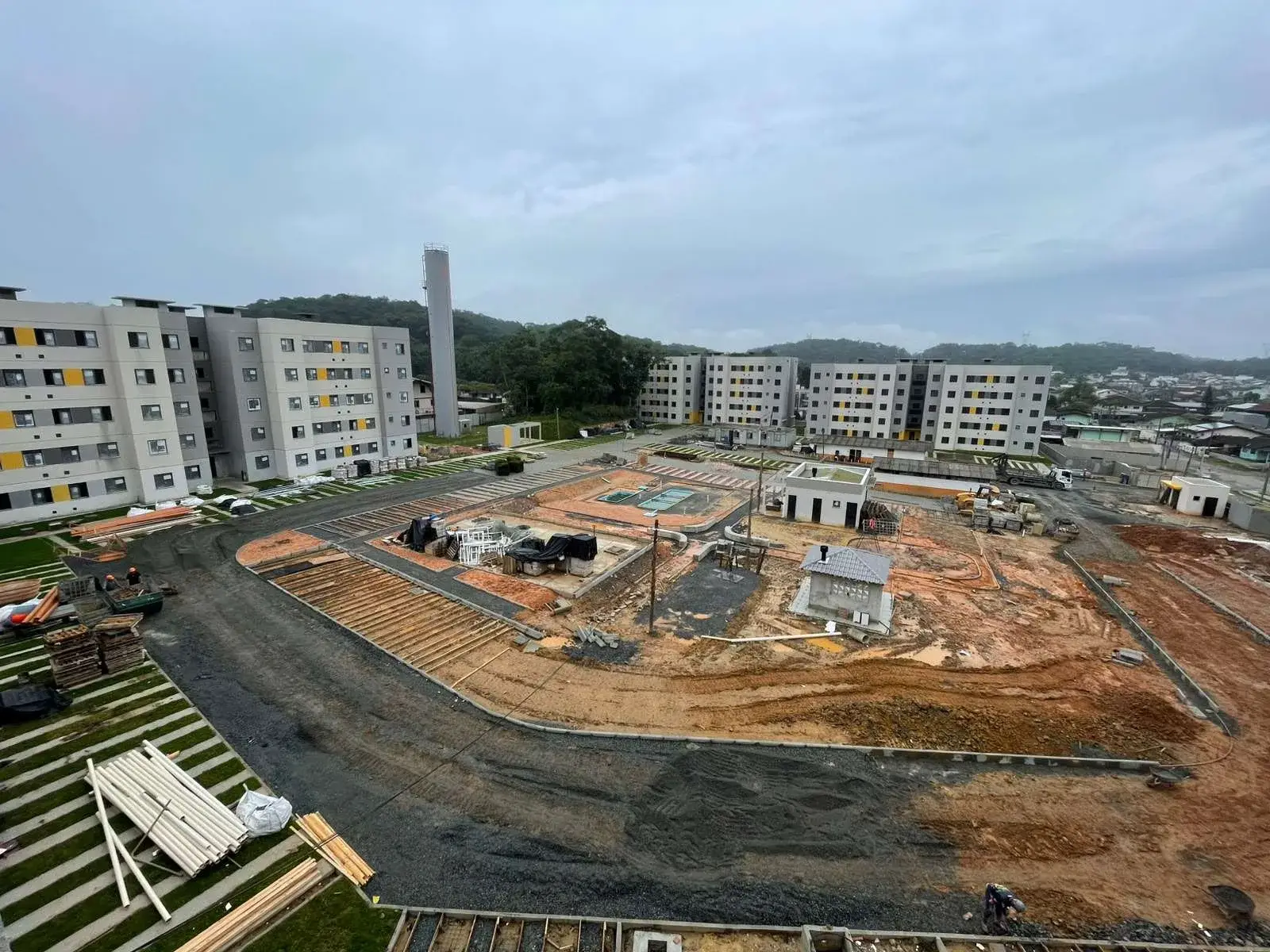 Andamento da obra do Porto Garten em setembro de 2026