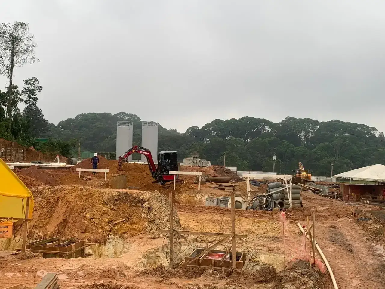 Obras do VEGA Costa e Silva em agosto de 2026
