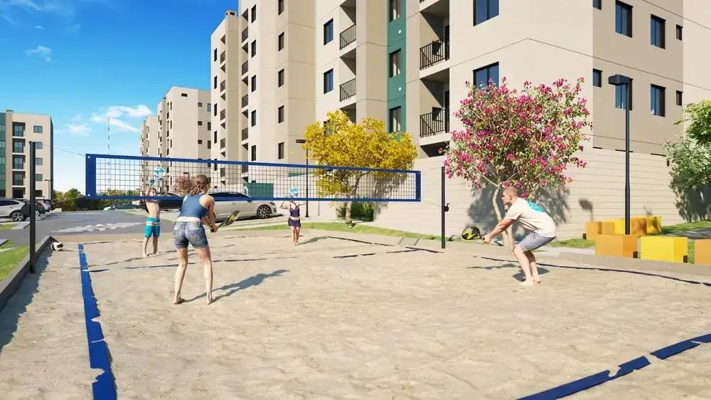 Quadra de areia do VEGA Neoville