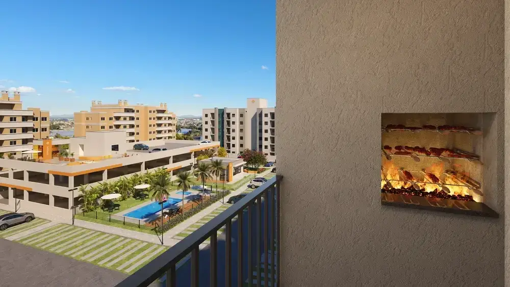 Sacada de um apartamento do VEGA Neoville